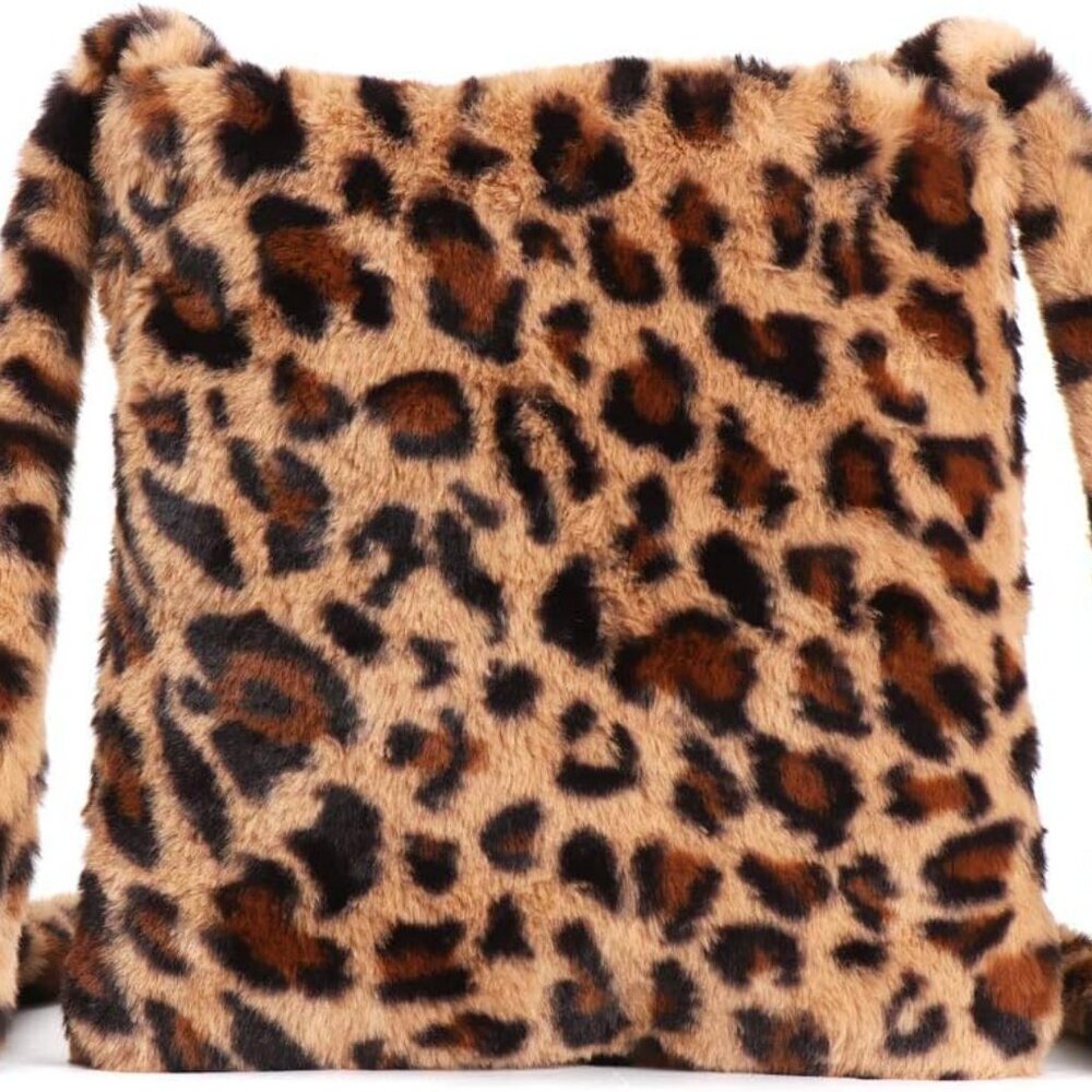 Cute Fuzzy Purse Y2K Fluffy Shoulder Bag Plush Furry Tote Bag Aesthetic Fairy Gr